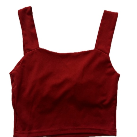 Red Crop Top - Picture 2 of 2